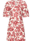 Gilvis Dress in Red Floral Pattern