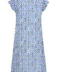 Marrakech Dress in Blue Pattern
