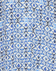 Marrakech Dress in Blue Pattern