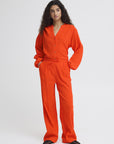 Lifana Pants in Fiery Red