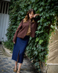 Kate Quilted Jacket in Chicory Coffee