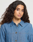 Archer Knee Length Denim Dress