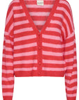 Blush Cardigan in Poinsettia