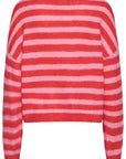 Blush Cardigan in Poinsettia