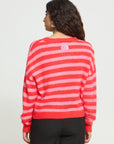 Blush Cardigan in Poinsettia