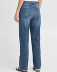 Twiggy Straight Jeans in Medium Blue