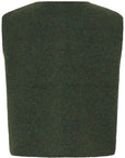 Panora Waistcoat in Rosin Melange Green