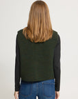 Panora Waistcoat in Rosin Melange Green