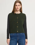 Panora Waistcoat in Rosin Melange Green