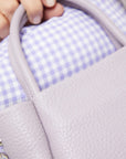 Compact Lavender Handbag