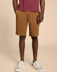 Sutton Organic Chino Short in Mid Brown
