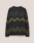 Zig Zag Textured Crew