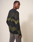 Zig Zag Textured Crew