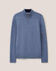 Newport Merino Jumper in Chambray Blue