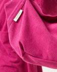 Fuchsia Corduroy Shoulder Bag