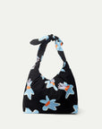 Black Calatea Print Shoulder Bag