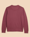 Crew Neck Sweater in Mid Plum