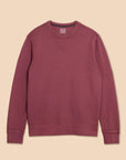 Crew Neck Sweater in Mid Plum