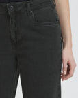 Vega Wide Leg Jeans in Black Denim