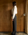 Vega Wide Leg Jeans in Black Denim