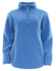 April Half Zip Jacket in Cornflower Blue