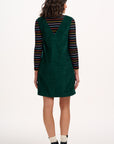 Kacy Tunic Dress in Green Cord