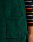 Kacy Tunic Dress in Green Cord