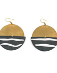 Zebra Earrings