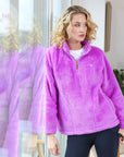 Lara Borg Zip in Purple