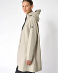 Nuavola Raincoat in Stone Grey
