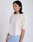 Bimateria Poplin Top