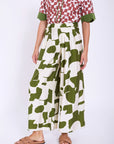 Abstract Print Palazzo Trousers