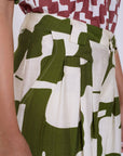 Abstract Print Palazzo Trousers