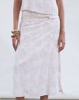 Straight Jacquard Skirt