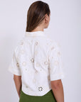 Swiss Embroidered Cotton Shirt