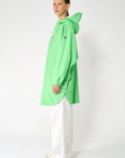Sky Raincoat in Summer Green