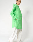 Sky Raincoat in Summer Green