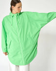 Sky Raincoat in Summer Green