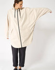 Sky Raincoat in Whitecap Grey