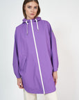 Sky Raincoat in Dewberry