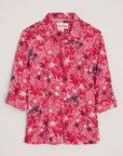 Larissa Shirt in Winter Camellia Crimson
