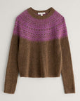 Spruce Frost Jumper Mohair in Hellebore Gully Wild Orchid
