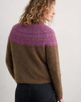 Spruce Frost Jumper Mohair in Hellebore Gully Wild Orchid