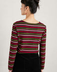 Sailor Shirt in Tri Mini Cornish Onyx Carmine