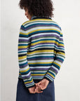 Braque Jumper Wool in Concertina Dark Citron Multi