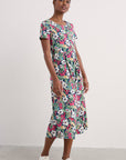 NEW Veronica Dress in Garden Flowers Night