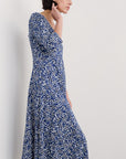 Secret Cove 3/4 Sleeve Midi Dress