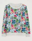 Bright Wave Printed Organic Cotton Sweatshirt