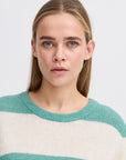 Dusty Knitted Pullover in Beryl Green