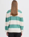 Dusty Knitted Pullover in Beryl Green